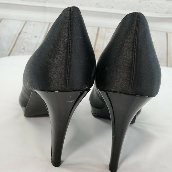 Circa Joan David Luxe Womens Black Heels Size US 9 - Picture 6 of 13